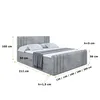 ALTDECOR Boxspringbett mit Fußteil, H4 Matratze und Topper Produktbild-Vorschau 6