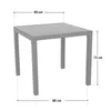 SVITA Set Gartentisch 4 Stühle Hochlehner klappbar Produktbild-Vorschau 4