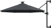 vidaXL Ombrellone da parete con LED 300 cm antracite Anteprima dell’immagine prodotto 9