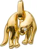 Panther Anhänger Silber 925 Gold vergoldet weiße Zirkonia Produktbild-Vorschau 1