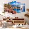 Bild auf Leinwand - Leinwandbild - Meer Sommer Blume - Produktbild-Vorschau 7