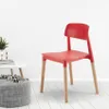 küchestuhl bistrostuhl aus polypropylen und holz design Produktbild-Vorschau 7