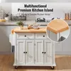 SucceBuy carrello isola da cucina, larghezza 35,4 pollici, Anteprima dell’immagine prodotto 6