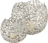 Windlicht Fidan Aluminium H 17/25 cm silber 2er-Set Produktbild-Vorschau 1