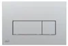 Alcadrain WC - Betätigungsplatte M572 Chrom-Matt Produktbild-Vorschau 1