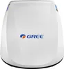 A white air conditioner unit with the GREE logo prominently displayed. Produktbild-Vorschau