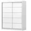 Armoire à portes coulissantes Armoire 160 cm blanc/blanc Voir les images du produit 2