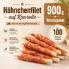 123... Hund dabei! - Hähnchenfilet Kaurolle 100 Stück - Produktbild-Vorschau 3
