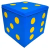EDUPLAY 110240 Soft Würfel 30 x 30 x 30 cm, blau Produktbild-Vorschau 2