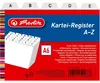 Herlitz Karteikarten Register A-Z / Karteiregister / PP / Produktbild-Vorschau 1
