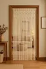 Kobolo Türvorhang Makramee LACE beige 132 Stränge 95x210cm Produktbild-Vorschau 2
