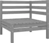 vidaXL 6-tlg. Garten-Lounge-Set Grau Massivholz Kiefer Produktbild-Vorschau 5