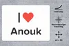 MuchoWow® Mauspad Mousepad Ich liebe - Anouk - Mädchen Produktbild-Vorschau 2