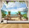 Urlaub Wandteppich Wohnkultur Landschaft Wandteppich Produktbild-Vorschau 1