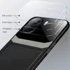 Galaxy S24 Hülle, TPU Anti-rutsch Leder Glas Len Hybrid Produktbild-Vorschau 3