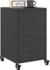 VidaXL 846728, Schwarz, Stahl, 360 mm, 390 mm, 590 mm, 1 Produktbild-Vorschau 4