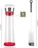 Caraffa in vetro AMISA 1,2 litri Rosso tango Anteprima dell’immagine prodotto 7