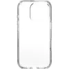A clear, transparent phone case is shown against a white background. Podgląd zdjęcia produktu