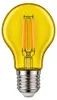 10 x LED Filament A60 Birne 3W E27 120lm Gelb farbig bunt Produktbild-Vorschau 2