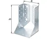 Balkenschuhe innen 80 x 120 x 2,0 mm verzinkt, Typ B Produktbild-Vorschau 5