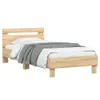 vidaXL Cadre de lit sans matelas avec tête de lit en chêne Voir les images du produit 4