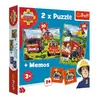 Trefl 2in1 Puzzle und Memo - Feuerwehrmann Sam Produktbild-Vorschau 1
