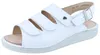FINN COMFORT Sylt Damen Herren Sandale weiss Glattleder - Produktbild-Vorschau 1