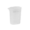 A white measuring cup with markings. Produktbild-Vorschau