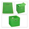 Set da 2 contenitori Relaxdays, cestini da scaffale senza Anteprima dell’immagine prodotto 6