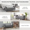 Ławka HOMCOM z miejscem do przechowywania i tapicerką Podgląd zdjęcia produktu 7