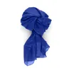 Seidenschal Halstuch Schal XXL Blau Royalblau Dunkelblau Produktbild-Vorschau 2