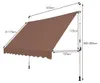 COSTWAY Klemmmarkise 200 cm, Balkonmarkise höhenverstellbar Produktbild-Vorschau 7