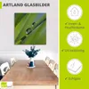 ARTland Glasbild Wassertropfen auf Grashalm Größe: 30x30 cm Produktbild-Vorschau 3