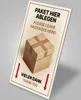 Hinweisschild Pakete hier ablegen 30x20cm Alu/Dipond Produktbild-Vorschau 5