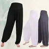 Frauen lange Hosen Bauchtanz Boho Sports Wide Hose Weiss L. Produktbild-Vorschau 6