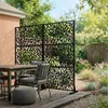 ML-Design Metall-Sichtschutz Firenze 90x180 cm aus Stahl Produktbild-Vorschau 8