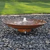 CLGarden Gartenbrunnen Wasserschale Cortenstahl Komplett Produktbild-Vorschau 6