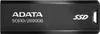 A close-up studio shot of a black ADATA SC610 external SSD. Anteprima dell’immagine prodotto