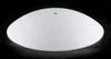 Glas mit Loch 12mm Ersatzglas 22-30cm Glas Schirm weiß Produktbild-Vorschau 3
