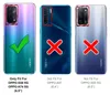 Collage of three phone backs showing compatibility with a case. Anteprima dell’immagine prodotto