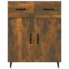 vidaXL Sideboard Räuchereiche 69,5x34x90 cm Holzwerkstoff - Produktbild-Vorschau 6