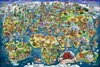 Puzzle pro dospělé 5000 dílků – mapa světa s památkami Náhled obrázku produktu 9