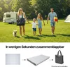 Tapiso Teppich IBIZA Outdoor Weiß Grau Picnic Garten Náhled obrázku produktu 4