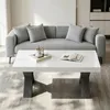 Merax salontafel met X-vormige poten, moderne salontafel Productafbeelding-voorbeeld 9