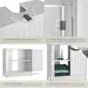 tectake® Waschbeckenunterschrank Jasper 2 geräumige Fächer Produktbild-Vorschau 4