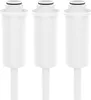 Three white water filter cartridges are arranged in a row against a white background. Produktbild-Vorschau