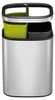 EKO - OLI-Cube Open Top Abfalleimer 10+10 Liter - Stainless Produktbild-Vorschau 3