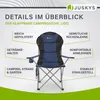Juskys Campingstuhl Lido mit Getränkehalter & Tasche - Produktbild-Vorschau 5
