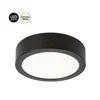 Plafón čierny okrúhly Ø12cm LED 7W neutrálna farba svetla Náhľad obrázku produktu 5