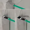 Duschabtrennung Duschwand Dusche Duschkabine (BxH) 100 cm x Produktbild-Vorschau 7